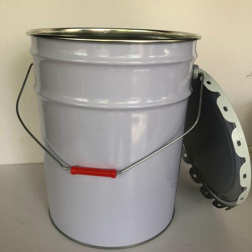 厂家直销优质马口铁20l花篮桶 20公斤涂白油漆桶可定制化工桶